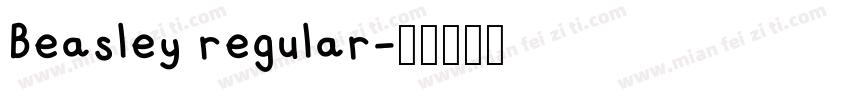 Beasley regular字体转换